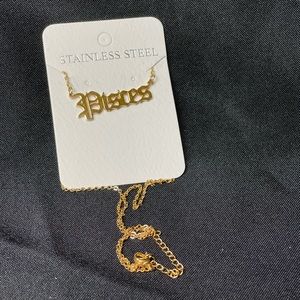 Pisces Zodiac Necklace